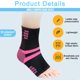 thumbnail image 2 of Calcetines de yoga Calcetines deportivos de compresión de algodón Calcetines de compresión con punta abierta, 2 of 5