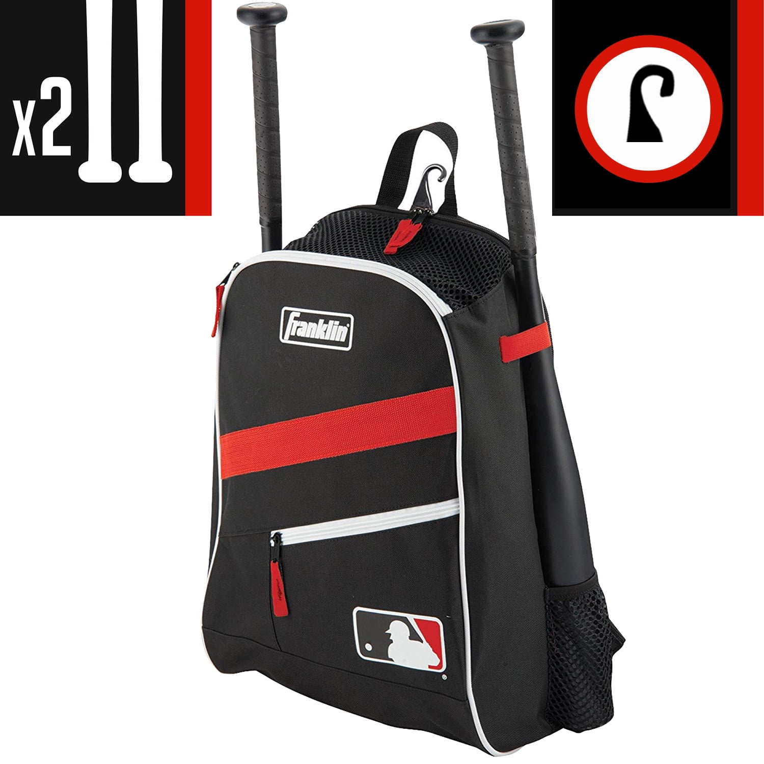 SSK Travel Bat Pack Backpack Baseball / Softball Black