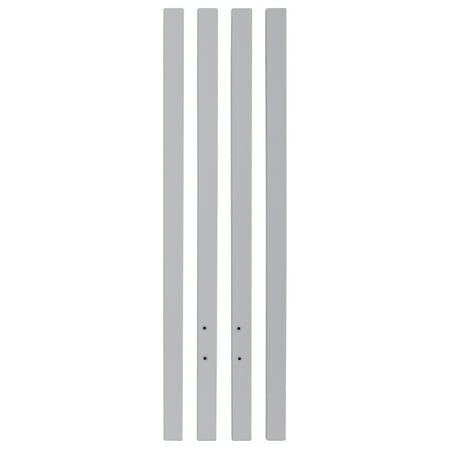 Dream On Me Carter Crib Convertible Post, Grey And White
