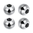 thumbnail image 1 of Uxcell Écrous Boule Bouton, Acier Inoxydable Rond Solide Trou Aveugle Capuchon de Vis Décoratif Poignée de Machinerie Matériel M8x17mm 4, 1 of 7