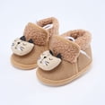 thumbnail image 4 of Infant Baby Boys Girls Cotton Soft Sole Non-Slip Cartoon Animal Decoration Snow Boots, 4 of 8