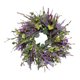 thumbnail image 1 of Guirnalda de lavanda guirnalda para puerta frontal ventana de la pared 22 pulgadas Interior Exterior flocado lavanda guirnalda granja SM SunniMix coronas de puertas de casa, 1 of 6