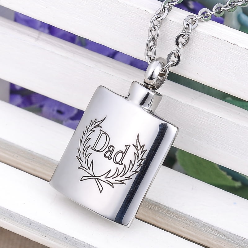 Cremation Jewelry for Ashes Memorial Necklace Ash Urn Keepsake with FREE  Funnel Kit and Velvet Jewelry Box-[Wing] - Walmart.com