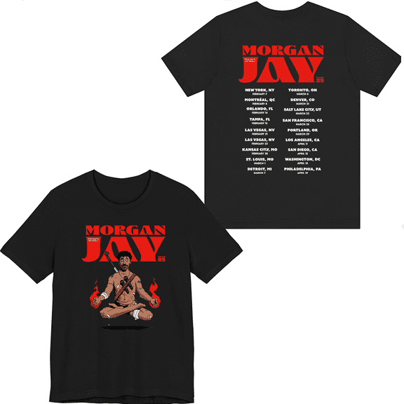 Morgan Jay Merch Tour 2025 T-shirt Men Women Shirt Short Sleeve Casual Graphic Tee