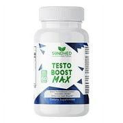 Sundhed Natural Testo Boost Max (60 Caps) - Natural Testosterone Booster for Men Fortified Testosterone Supplements