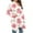 Pink, variant on AXXD Womens Cardigans,Fashionable Long Sleeve Floral Printed Jacket Top Cardigan for Women Blue Size L(US:8)