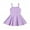 Purple, variant on Fshinging Summer Dresses For Girls 2025 Solid Color A-Line Casual Sling Cute Sleeveless Slim Spaghetti Strap Child Dress