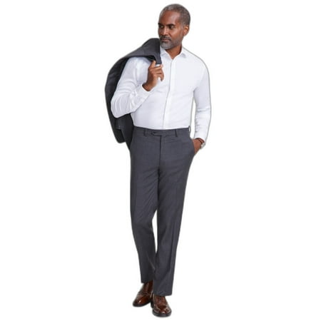 Tallia Mens Classic fit Dress Pants 42 / 32 Grey