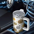 thumbnail image 6 of 1pc pumpkin 40oz Tumbler with Straw & Handle - Insulated Stainless Steel Cup | Holiday Gift for Man Women (Christmas, Valentine's, Birthday), 6 of 7