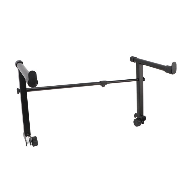 Piano Keyboard Stand Riser, Easy Adjustment Keyboard Stand Extension Adapter Detachable Design High Load Capacity for Round Tube Instrument Rack