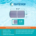 thumbnail image 3 of Hurricane 16 Pack HF7469-04P Platinum Purple Pool Filter Cartridge Replacement, 3 of 6