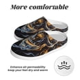 thumbnail image 6 of KLL Fiery Skull Trio Pattern Adult Unisex Cozy Slippers,Fuzzy Slip-on Slippers TPR Sole Slippers Comfort Plush Home Footwear for Indoor & Outdoor-39/40, 6 of 7