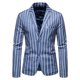 thumbnail image 1 of Guardurnaity Chaquetas De Traje Slim Fit Azules Estilo Sofisticado Para Cualquier Evento Chaquetas De Traje De Botones Abrigos De Traje Chaquetas de traje, americanas y abrigos deportivos azul METRO, 1 of 6