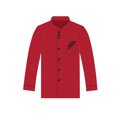 thumbnail image 2 of Twowood Hogar 1pc Unisex Unisex Single Breasted Manga Larga Chef Abrigo Uniforme de trabajo Cocinero Ropa Twowood 21007158, 2 of 7