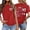 68Red367, variant on WERYOUNG Red White & Blue Graphic T Shirt For Women Short Sleeve Crew Neck Patriotic Tee Independence Day USA Celebration T-Shirts Holiday Party Versatile Tops L