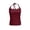 L321-Red, variant on Womens Tank Tops Summer Camisole Halter Neck Tie Back Tank Top Solid Color Simple Casual Basic Shirts Soft Breathable Tops