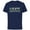 Navy, variant on Disney Minnie Mouse Floral Spring Flower Garden Grow Gently - Short Sleeve Cotton T-Shirt for Adults - Customized-Black