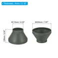 thumbnail image 2 of Unique Bargains Raccord Réducteur de Conduit de 8 Pouces à 4,3 Pouces, Tube de Ventilation de Chauffage et de Refroidissement, Adaptateur Increaser Résistant au Feu pour Système d'Évent, Gris, 2 of 5
