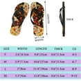 thumbnail image 2 of GZHJMY Flip Flops Slippers Floral Flowers Stripe Roses for Women Girl Men Sandals Beach Summer Shower Slippers Shoes, 2 of 5