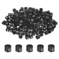 thumbnail image 1 of Uxcell 100-Pack Marcadores de Perchas para Ropa, Clips de Tamaño Codificados por Color de Plástico Tamaño M que se Ajustan a Varillas de 3mm-5mm [Negro], 1 of 6