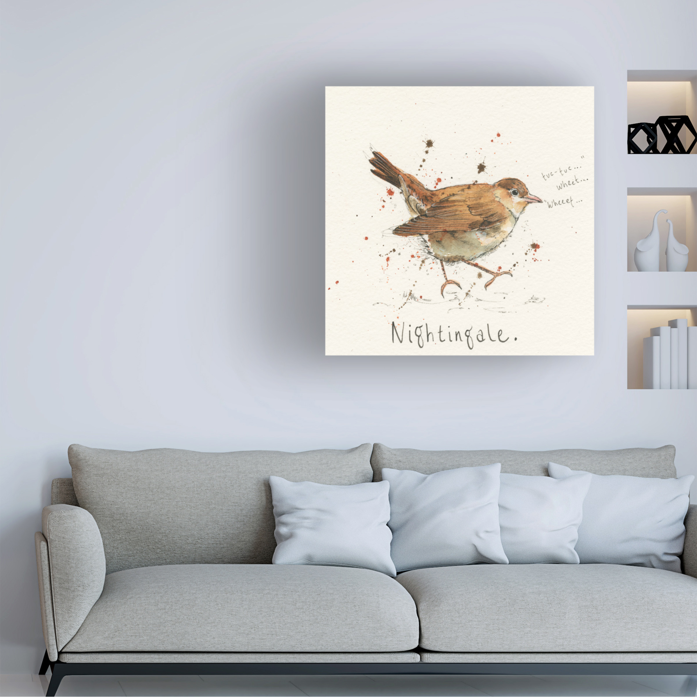 Michelle Campbell 'Nightingale' Canvas Art