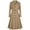 A10903-Khaki, variant on Women's Winter Warm Wool Dress Overcoat Notch Lapel Single Breasted Coat Elegant Lapel Long Trench Coat Jacket Beige L