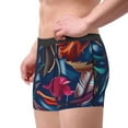 thumbnail image 4 of Kll Tropical Flower Men'S Cotton Boxer Briefs Underwear-Medium, 4 of 9