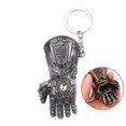 thumbnail image 1 of LLavero de Los Vengadores de Marvel, guante de guantelete Infinity Thanos, llavero de movimiento para regalo, llavero de joyería qiuyongming unisex, 1 of 2