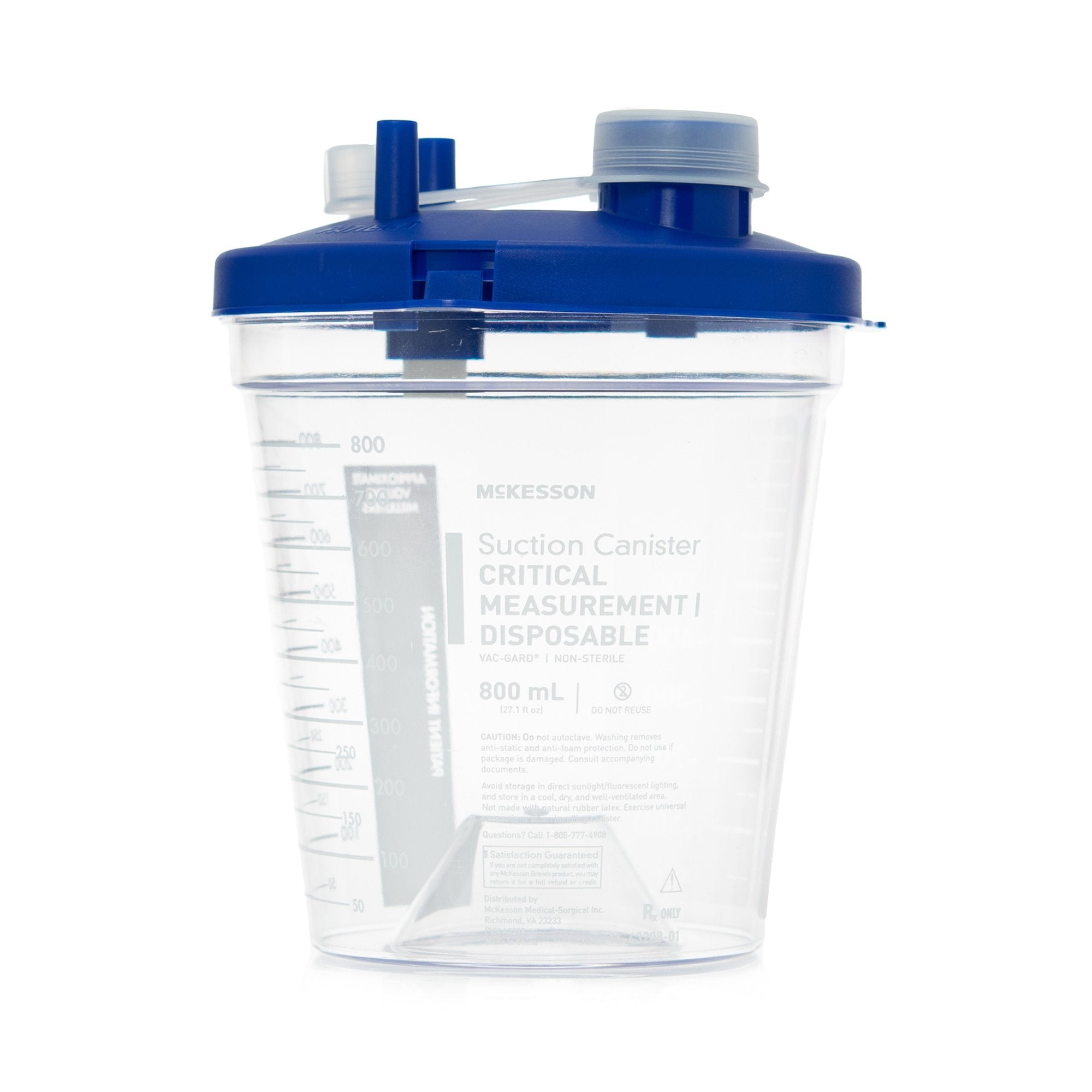 McKesson Suction Canister, Disposable, 800 mL, McKesson Brand 1643208