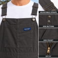 thumbnail image 4 of Bass Creek Outfitters Mens Overalls - Insulated Bib Overalls for Men Duck Canvas Mens Jumpsuit Bibs, 4 of 7