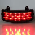 thumbnail image 4 of HDBUBALUS Tri-Bar guardabarros trasero LED luz trasera de freno y lámpara de señal de giro para Harley 2006-2009 Street Glide FLHX EFI FLHXI, 4 of 5