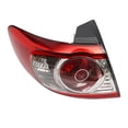 thumbnail image 2 of Taillight Assemblies for 2010-2012Hyundai Santa Fe Halogen Rear Brake Stop Lamp, Rear Light, Red Clear Lens, Black Housing, 924010W500, 924020W500 (Left Driver Side), 2 of 11