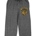 thumbnail image 2 of Legends of the Hidden Temple Logo Adult Heather Gray Sleep Pants-XXL, 2 of 4