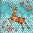 thumbnail image 2 of Ice Reindeer Dance II Poster Print by Paul Brent (24 x 24), 2 of 2