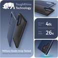 thumbnail image 3 of TUDIA MergeGrip Samsung Galaxy S24 Ultra Case 2024 Heavy Duty Case - Indigo Blue, 3 of 7
