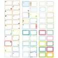 thumbnail image 1 of 124Pcs Package Stationery Label White Label Write Name Sticker Blank Sticker Label Child Stationery Sticker, 1 of 5