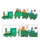 thumbnail image 4 of Worallymy pequeños adornos de tren de Navidad fiesta de Navidad de madera decoración de jardín de infantes tren de Navidad juguetes para niños regalo Worallymy JD735806928, 4 of 7