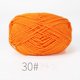 thumbnail image 1 of Hilo de ganchillo de algodón de leche de 50g, Lanas teñidas de costura de lana de 4 capas para manualidades de ganchillo, suéter, sombrero, bufanda para muñecas, tejido DIY Dengxun unisex, 1 of 2