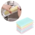 thumbnail image 6 of Kuyiluo Net Sponge 5pcs Net Cleaning Sponge Simple Practical Kitchen Cleaning Sponge for Dish Cup Bowl (Random Color), 6 of 7