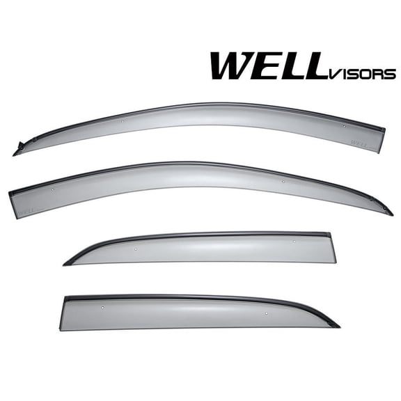 Wellvisors Side Window Visors Deflectors Rain Guards With Black Trim for 2013-2022 Buick Encore 3-847BU006