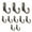 Brass*30pcs, variant on Cheers.US 30Pcs Heavy Duty Coat Hooks for Wall, Metal Hooks with 50lb max, No Rust, Prong Decorative Clothes Hook with Metal Screws for Entryway, Mudroom, Bathroom, Bedroom, Kitchen