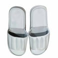 thumbnail image 3 of Xunlbb Lightweight Sandals for Women Men Comfort Non-Slip Pillow House Sandals Waterproof Shower Shoes Indoor Slides Bathroom Sandals Slip On Slide Sandals Easy to Clean 37-45, 3 of 4