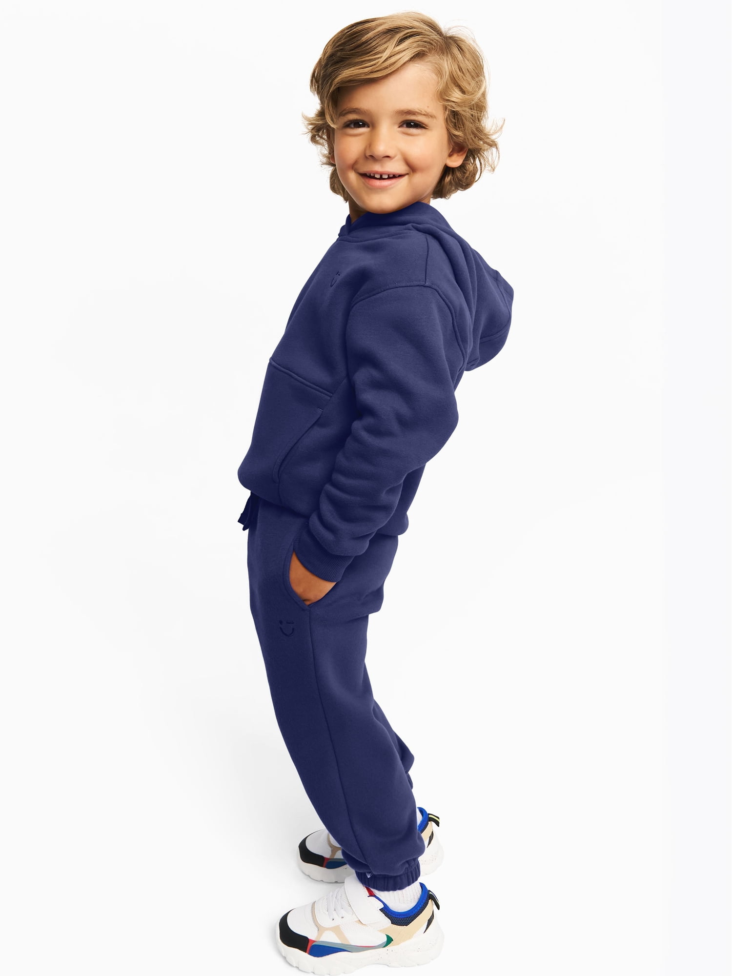 Color Mix by Garanimals Baby & Toddler Fleece Sweatpants, Sizes 0–6T
