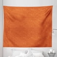 thumbnail image 1 of Fall Pumpkin Tapestry, Outline Acorn and Pastry Branch with Leaves Autumn Thanksgiving Illustration, Fabric Wall Hanging Decor for Bedroom Living Room Dorm, 5 Sizes, Burnt Orange, by Ambesonne, 1 of 1