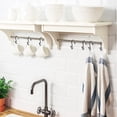 thumbnail image 3 of 40 Pack 2.5 Inch Small S Hooks Hanging for Kitchen Pan Pot Rack, Heavy Duty S Hooks for Hanging Pots and Pans , Shelving, Garage, Grid Wall, Storage Racks, Bakers Racks, Bathroom (Black), 3 of 5