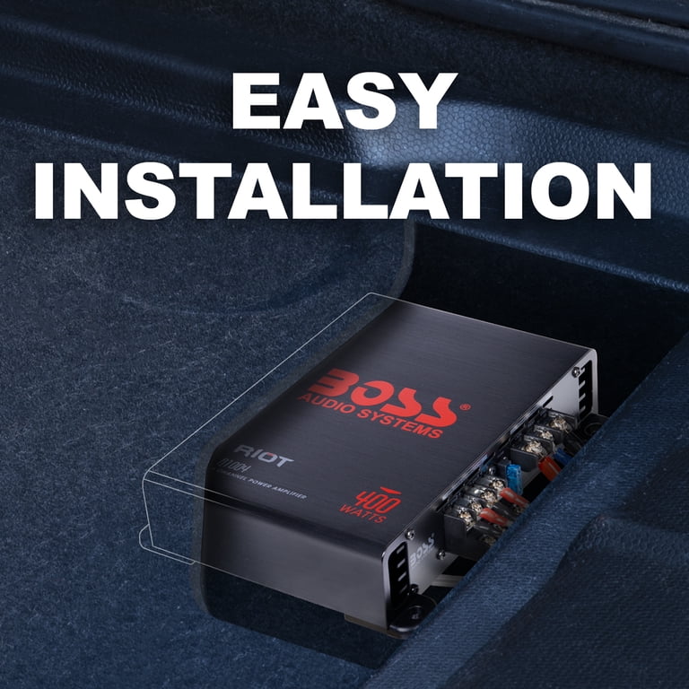 Free Shipping! Boss Audio Systems R1004 Riot Series 4 Channel Car