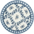 thumbnail image 5 of SAFAVIEH Chelsea Lara Floral Wool Area Rug, Ivory/Blue, 2'6" x 4', 5 of 9