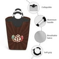 thumbnail image 4 of Waterproof Collapsible Laundry Hamper, Star Explosion Aluminum Handle Laundry Bag Storage Basket, 50L, 4 of 6