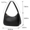 thumbnail image 2 of Kwuty Shoulder Bags for Women, Cute Hobo Tote Handbag Mini Clutch Purse with Zipper Closure, 2 of 6