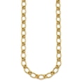 thumbnail image 2 of Diamond2Deal 14K Yellow Gold Polished 8.5mm Fancy Link Necklace for Women 18", 2 of 6